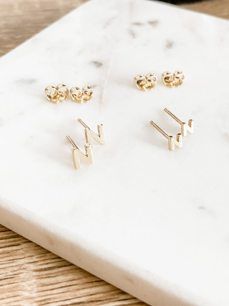 Little Queen Korean pearl gold chain double side fashion drop earrings |  eBay